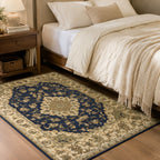Royal Medallion Custom - Bedroom Bedside Rug Scene