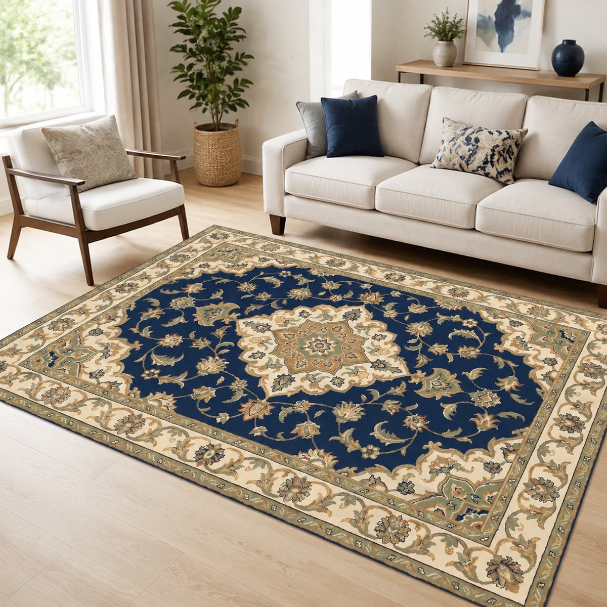 Royal Medallion Custom - Living Room Rug Hero Shot