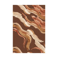 Chocolate Abstract Brush - White Background
