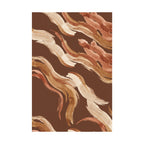 Chocolate Abstract Brush - White Background